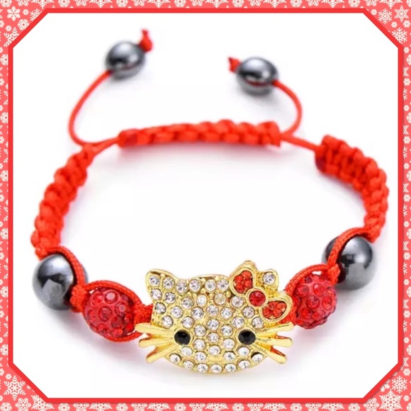 🎉New🎉Girls Hello Kitty Braided Bracelet🎉 - Picture 2 of 6